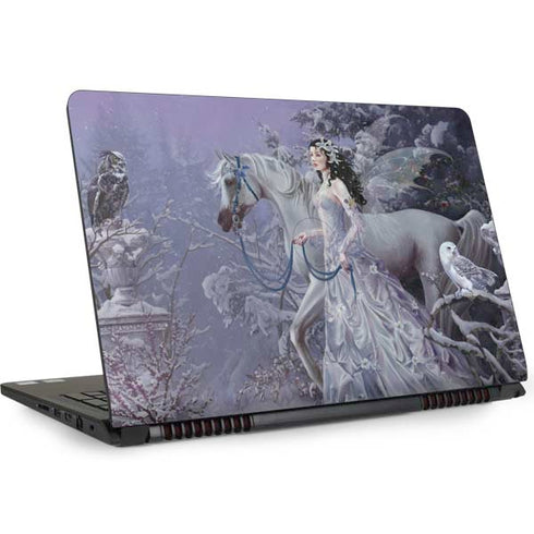 Fairy with Horse in Snow by Nene Thomas Dell Inspiron Skin